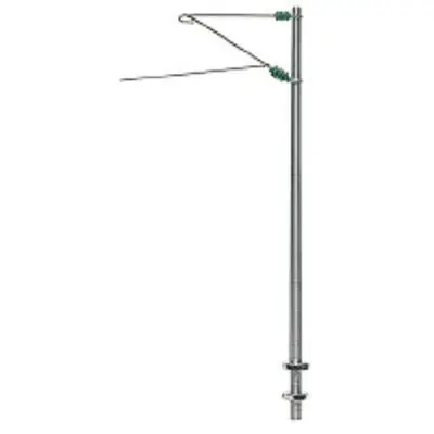 Saisonangebot Sommerfeldt 120 H0 Beton-Streckenmast, Aluminium (5 Stück)