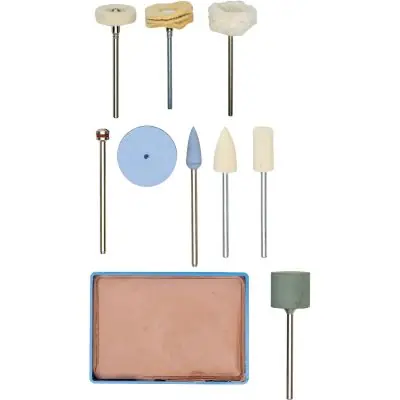 PROXXON 4528285 Polier-Komplett-Set, 10-teilig Top-Angebot