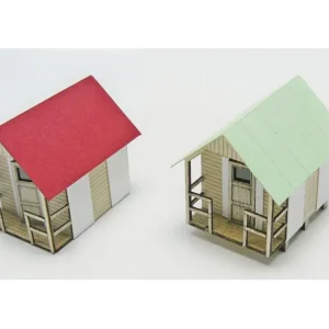 Zertifiziert Igra 161014 H0 Lagerhütten, Gartenhütten 2x