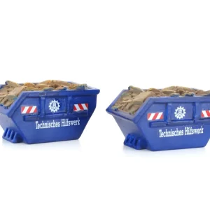 Top-Preis Loewe 2230 H0 Absetzmulden THW mit Schrott 2x