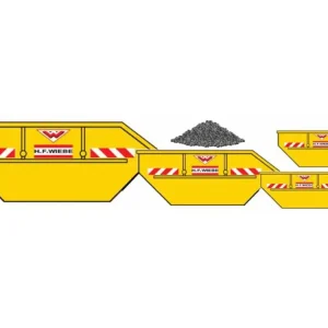 Begrenztes Angebot Loewe 2429 H0 Absetzmulden Wiebe mit Schotter 4x