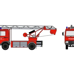 Sofort Bestellen Loewe 4122 H0 LKW Iveco Magirus Zeta 90M5 DL18 Feuerwehr Hauenstein