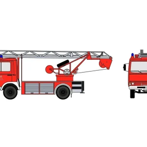 Top-Seller Loewe 4126 H0 LKW Iveco Magirus Zeta 90M5 DL18 der Berliner Feuerwehr