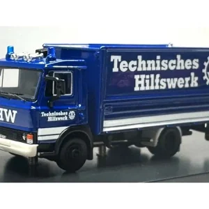 Begrenztes Angebot Loewe 4044 H0 LKW Magirus Deutz Zeta 90 M 5 Gerätewagen des THW