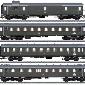 Abverkauf Märklin 42514 Personenwagenset Schnellzugwagen DR 4x Spur H0