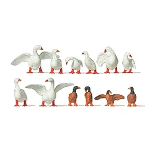 Preisreduziert Merten 0210724 H0 Figuren Gänse und Enten an Land