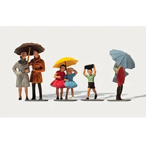 Angebot Merten 0212186 H0 Figuren Passanten im Regen