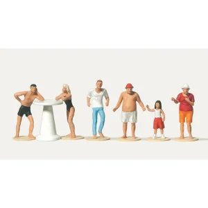 Merten 0212524 H0 Figuren Am Erfrischungsstand Nur Heute