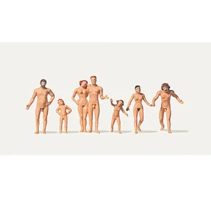Merten 0212533 H0 Figuren Familie am FKK-Strand Kostenloser Versand