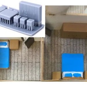 Abverkauf Modellbahn Union MU-H0-A00038 H0 Schlafzimmereinrichtung