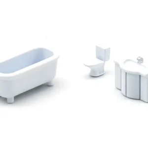 Abverkauf Modellbahn Union MU-H0-A50183 H0 Einrichtung Badezimmer Fertigmodell