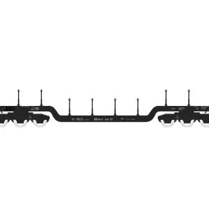 Zertifiziert Modellbahn Union MU-H0-G22004 Güterwagen Tiefladewagen SSt 06 DB 980132