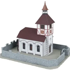 Dorfkirche mit Kirchhof, H0 Expressversand