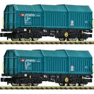 Bestpreis Fleischmann 6660037 - 2er Set Teleskophaubenwagen Shimmns, SBB, Ep.V