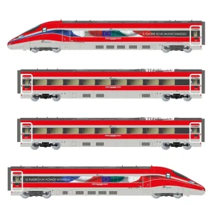Zertifiziert Arnold HN2621S - Triebzug Frecciarossa 1000 'Le plaisir d’un voyage nouveau', 4-teilig, FS Trenitalia, FS, Ep.VI, DC-Sound