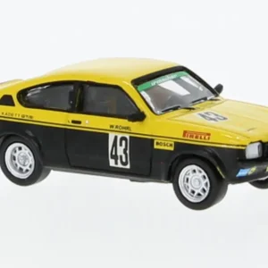 Brekina 20405 - Opel Kadett C GT/E, No.43, Deutsche Rallye Meisterschaft, 1976 Preisreduziert