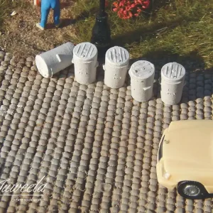 Juweela 28373 - Abfalltonne (Aschekübel), 25x Nur Heute