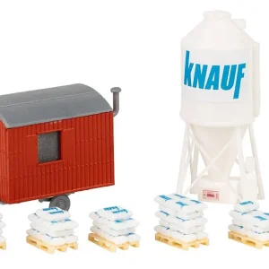 Ausverkauf Faller 180389 - Gipssilo und Bauwagen