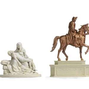 Versand Am Gleichen Tag Noch 14835 - Denkmäler, 4 Stück, Gutenberg, Pietà, Friedrich der Große, Händel