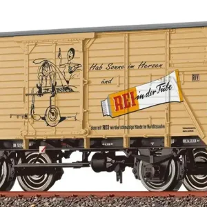 Ausverkauf Brawa 49753 - Gedeckter Güterwagen G10, DB, Ep.III 'Rei in der Tube'