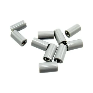 Zertifiziert Schönwitz 51407 - 10 Stück Querlochstecker Buchse Kupplung Muffe 2,6mm grau