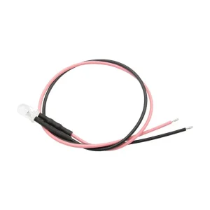 Top-Seller Schönwitz 51240 - 10 Stück LED 5mm klar mit Anschlusskabel und Widerstand pink