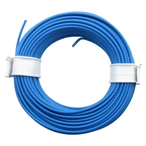 Sonderaktion Schönwitz 51037 - 10 Meter Draht Kupferschaltdraht Schaltdraht 0,5mm 1-adrig blau