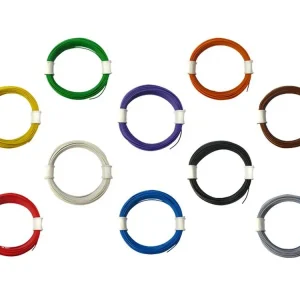 Begrenztes Angebot Schönwitz 51020 - 10x 10m Ring Miniaturkabel Litze hochflexibel LIFY 0,04mm²