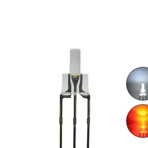 Top-Preis Schönwitz 50814 - DUO Bi-Color LED 2mm lang klar 3pin Anode kaltweiß / rot