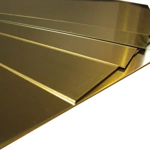 Sonderangebot Schönwitz 50502 - Messingblech 400 mm x 200 mm x 0,4 mm