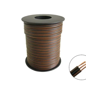 Begrenztes Angebot Schönwitz 50370 - 25m Drillingslitze für Weichen 3x 0,14mm² hellbraun / schwarz / dunkelbraun