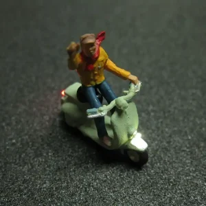 Aktuell Schönwitz 50221 - Motorroller Roller mit LED Beleuchtung- winkend