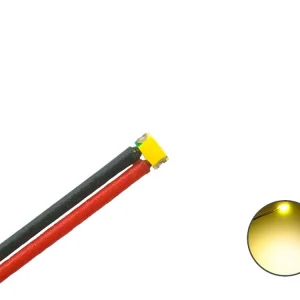 Zertifiziert Schönwitz 50039 - 10 Stück LED SMD 0603 mit Kabel warmweiß für Car System