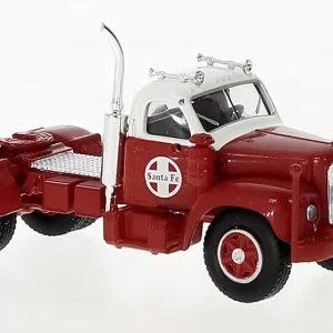 Top-Angebot Brekina 85980 - Mack B 61, rot/weiss, Santa Fe, 1953