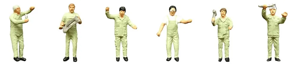 Beliebt Faller 151703 - Figurenset 6-teilig "An der Tankanlage"