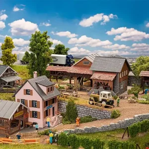 Abverkauf Faller 190138 - Aktions-Set Sägewerk