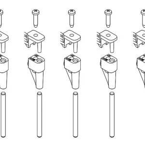 Massoth 8444090 - Unterflurerweiterung EVO, 5 Stück Markenware