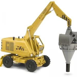 Aktuell Busch 42897 - Mobilbagger Weimar T174-2 mit Düngemitteltrichter