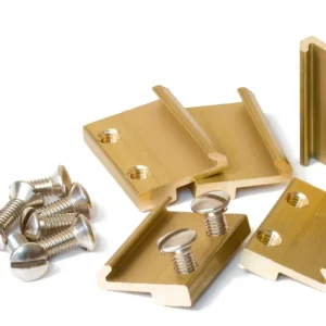 Massoth 8100111 - Schienenverbinder 19 mm, Messing, 50 Stück Expressversand