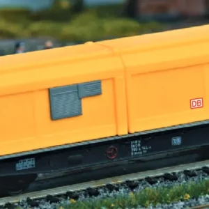 Billig Loewe 2355 - Ladegut-Set (B) aus 2 Wohncontainern 'DB NETZ INSTANDHALTUNG', H0, 2 x 70 mm