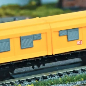 Abverkauf Loewe 2354 - Ladegut-Set (A) aus 2 Wohncontainern 'DB NETZ INSTANDHALTUNG', H0, 2 x 70 mm