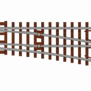 Schnäppchen Hornby TT8009 - Weiche rechts, 166 mm, 15°, Radius 631 mm