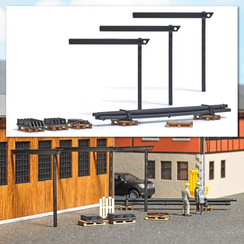 Billig Busch 1815 - 6 Paletten mit Maschinenteilen