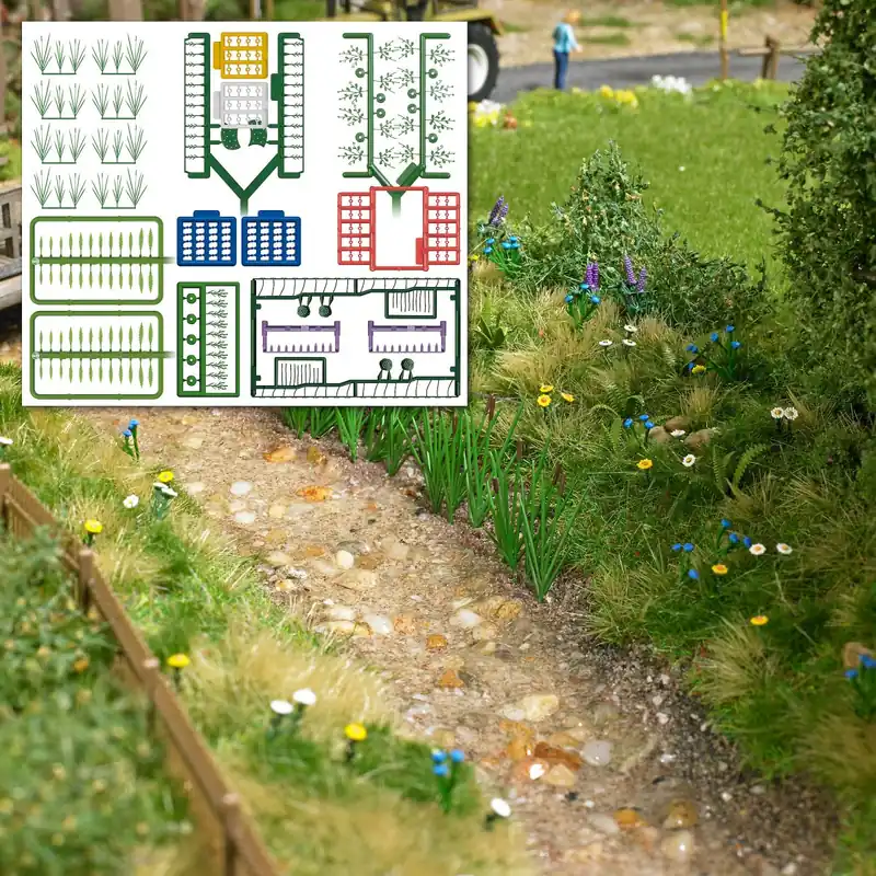 Bestseller Busch 1277 - Waldblumen, Set mit bunten Waldpflanzen