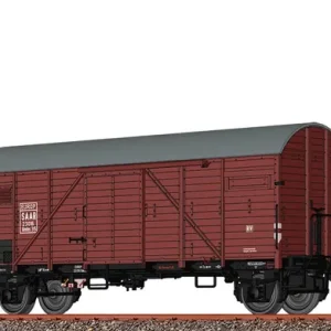Ausverkauf Brawa 50728 - Gedeckter Güterwagen Gmhs35 'EUROP', SAAR, Ep.III