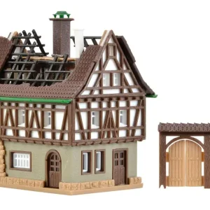 Vollmer 49538 - Brennendes Haus Echt