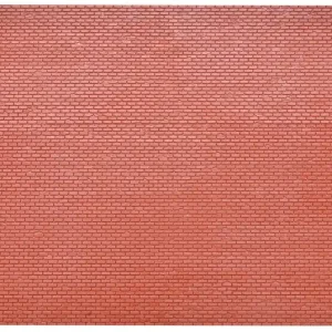 Wochenendangebot Vollmer 46033 - Kunststoff-Mauerplatte 'Klinker', 21,8 x 11,9 cm