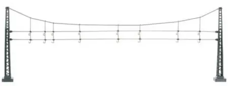 Letzte Chance Sommerfeldt 450 - Quertragwerk mit Turmmasten, Bausatz