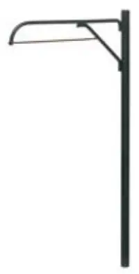 Letzte Chance Sommerfeldt 428 - 5 Streckenmasten Straßenbahn, schwarz