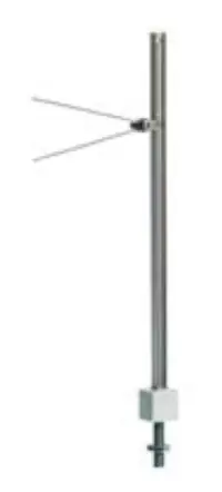 Neue Ware Sommerfeldt 382 - Abzugsmast ohne Ausleger, Neusilber